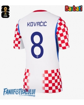 Croația Mateo Kovacic #8 Tricou Fotbal Replică Mondial 2026 Barbati Acasa